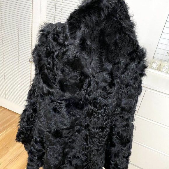 Mo & Co Women's Winter Sheep Skin Leather Jacket/Coat - Picture 11 of 16